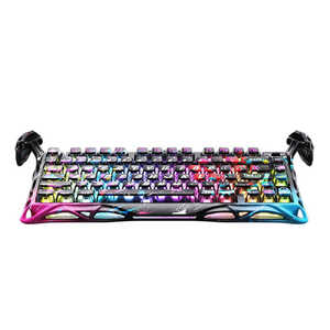 GRAVASTAR �Q�[�~���O�L�[�{�[�h GS V75 PRO-U-CG-BLK �m�L�� / �p��z�� / ���C�X�C�b�`�n Neon Graffiti GS V75 PRO_U_CG_BLK