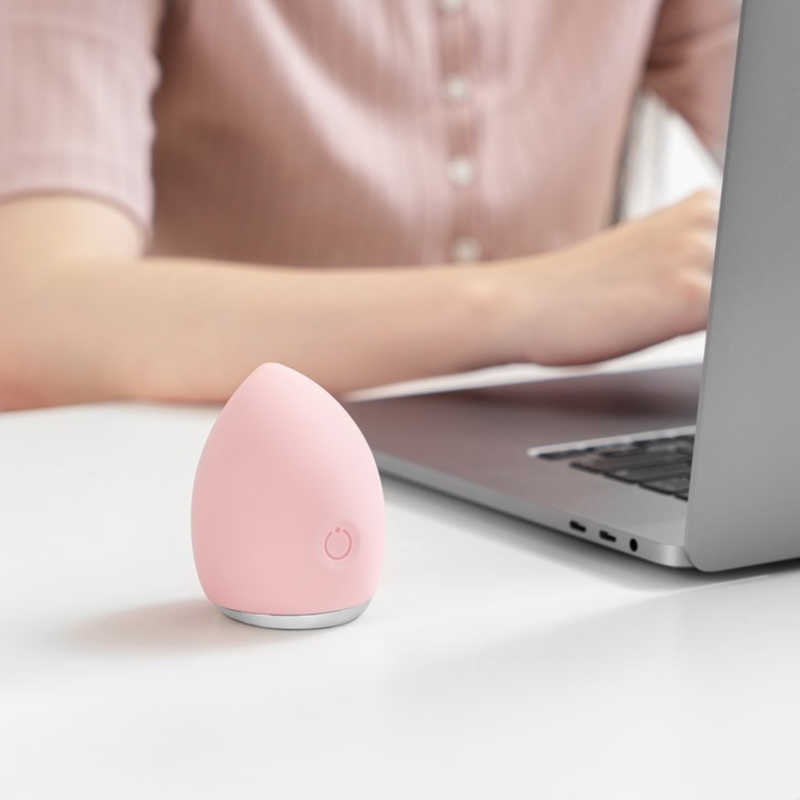 SHENZHENLEVETOPTEC SHENZHENLEVETOPTEC たまご型温熱目元ケア美顔器 EYE WARMER EGG ピーチピンク DZ04APP DZ04APP