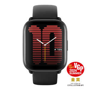 スマートウォッチ Amazfit Active (アマズフィット・アクティブ) ミッドナイトブラック AmazfitActive スマートウォッチ Amazfit Active (アマズフィット・アクティブ) ミッドナイトブラック AmazfitActive