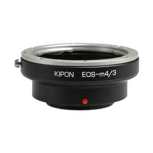 マウントアダプター レンズ側：キヤノンEF ボディ側：マイクロフォーサーズ KIPON EOS-M4/3 EFM43