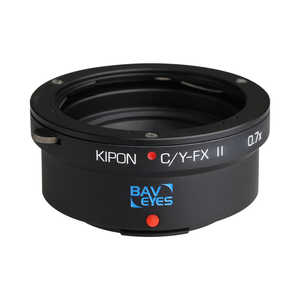 KIPON マウントアダプター　レンズ側：ヤシカ・コンタックス　ボディ側：フジX KIPON Baveyes C/Y-FX CYFX07
