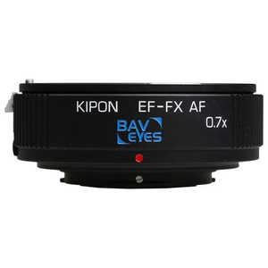 マウントアダプター レンズ側：キヤノンEF ボディ側：フジX KIPON EF-FX AF EFFXAF07