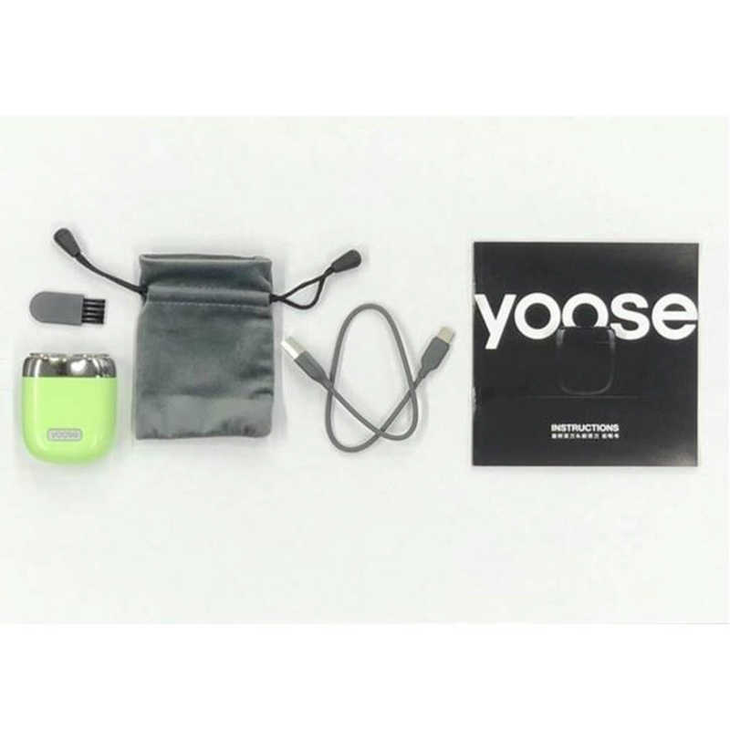 SHENZHENXIVODESIGN SHENZHENXIVODESIGN USB充電式シェーバー[国内･海外対応] yoose(ヨーセ) YOOSE-GREEN YOOSE-GREEN