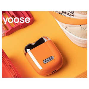 SHENZHENXIVODESIGN USB充電式シェーバー[国内･海外対応] yoose(ヨーセ) YOOSE-ORANGE