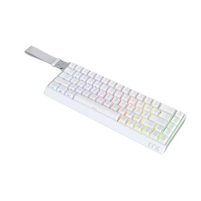 IYX MU68 pro ホワイトキーボード 本体 IYX Mu68 Pro White IYX-MU68PRO-WH の通販 - カテゴリ：パソコン