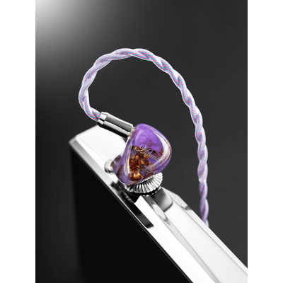 QoA Adonis New パープル QOA ハイレゾ対応イヤホン パープル Adonis New の通販