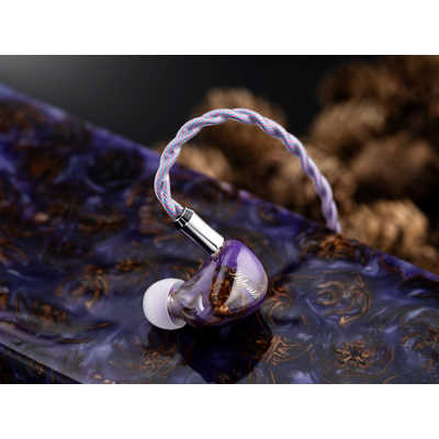 QOA ハイレゾ対応イヤホン パープル Adonis New の通販 - カテゴリ