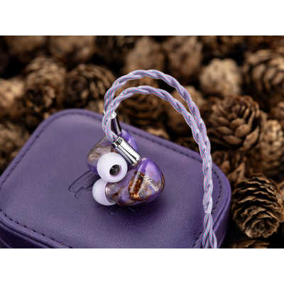 QOA ハイレゾ対応イヤホン パープル Adonis New の通販 - カテゴリ