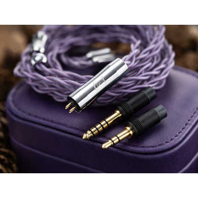 QOA ハイレゾ対応イヤホン パープル Adonis New の通販 - カテゴリ