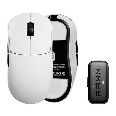 RAWM Leviathan v4 ホワイト RAWM Leviathan V4 White ゲーミングマウス ［光学式 / 有線/無線