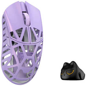 KIBU ゲーミングマウス Beast X Mini Pro ［光学式 / 有線/無線(ワイヤレス) / 5ボタン / USB］ Soft Lilac(Side slits) WL-BXMINIPRO-SL-O