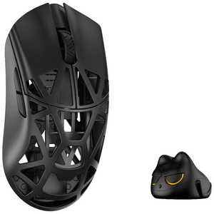 KIBU ゲーミングマウス Beast X Pro ［光学式 / 有線/無線(ワイヤレス) / 5ボタン / USB］ Black(Solid sides) WL-BXPRO-BLK-O-1