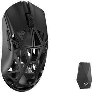 KIBU ゲーミングマウス Beast X Max ［光学式 / 有線/無線(ワイヤレス) / 5ボタン / USB］ Black(Solid sides) WL-BXMAX-BLK-O-NH