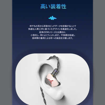 BGVP DMAイヤホン BGVP DMA 1DD+2BA +2BCD In-ear Headphone