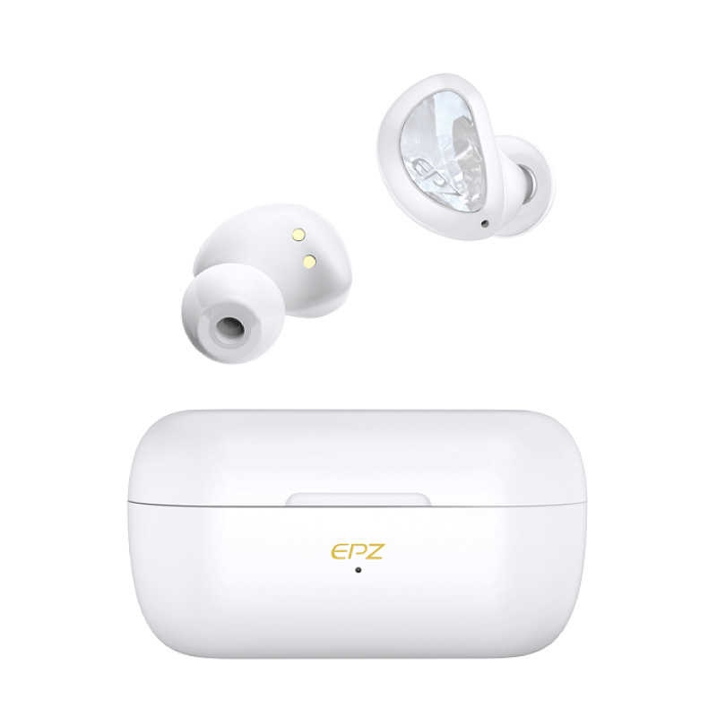 EPZ EPZ フルワイヤレスイヤホン WHITE ［リモコン・マイク対応 ワイヤレス(左右分離) Bluetooth ノイズキャンセリング対応］ E200 E200