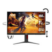 美品～普通! AOC 23.8型ワイド FHD IPSゲーミングモニター Amazon.co.jp: AOC ゲーミング液晶モニター 24G2E5/11 (23.8