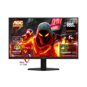 AOC Fast VA(Mini LED)/180/1ms 27 / WQHD(25601440) / 磻ɡ Q27G40XMN/11
