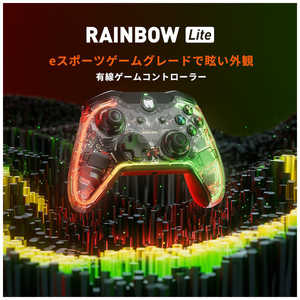 BIGBIGWON RAINBOW ゲーミングコントローラー WindowsPC/Switch対応 RAINBOWLITE