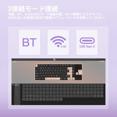 【新品】 【ウパー】WOBKEY Rainy75 Proモデル ブラック Amazon | 【WOBKEY Rainy 75キーボード】雨音のような打鍵音
