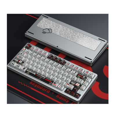 KIBU メカニカルキーボード WOBKEY Rainy 75キーボード 雨音の
