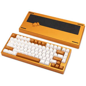 KIBU �L�[�{�[�h Rainy 75 Pro�n���f��(�p��z��) �I�����W(�X�e�����X�E�G�C�g�o�[) �m�L���E���C�����X / Bluetooth�EUSB�n PR75ORG-BS