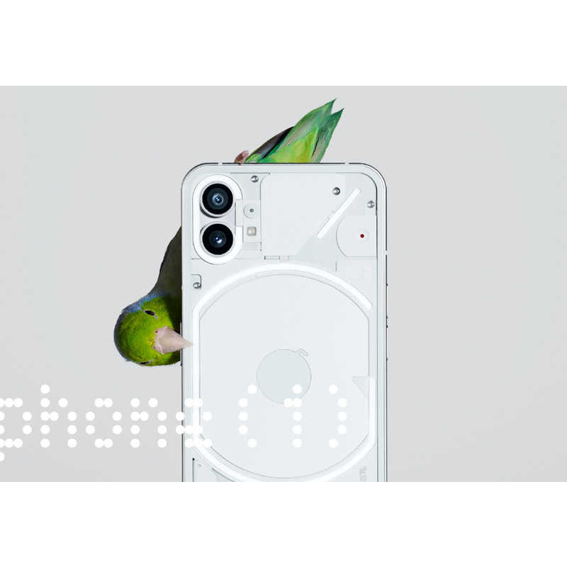 NOTHING NOTHING SIMフリースマートフォン Phone(1) Snapdragon 778G+ 6.55インチ メモリ/ストレージ：8GB/256GB nanoSIM x2 ホワイト A10400014 A10400014