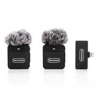 Saramonic サラモニック 2.4G超小型ワイヤレスマイクシステム 黒 SARAMONIC 2.4G超小型ワイヤレスマイクシステム(送信機×2台､USB