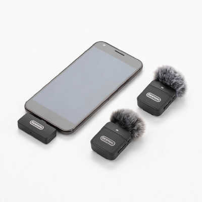 Saramonic サラモニック 2.4G超小型ワイヤレスマイクシステム 黒 SARAMONIC 2.4G超小型ワイヤレスマイクシステム(送信機×2台､USB
