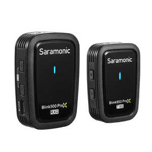 SARAMONIC 2.4Gワイヤレスマイクシステム 送信機×1個、受信機×1個セット BLINK500ProXQ10