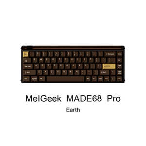 MELGEEK �Q�[�~���O�L�[�{�[�h(���s�b�h�g���K�[�Ή�) MADE68 Pro(�p��z��) �m�L�� / USB�n earth MADE68P-T-0204