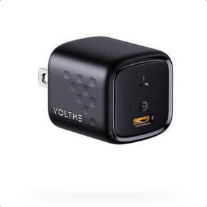 VOLTME レボ30ミニ3 0W 1ポート TypeC 黒 ［1ポート /GaN(窒化ガリウム) 採用］ V2090