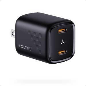 VOLTME Revo 30 ǥ奪 30W TypeC 2ݡ  ޤꤿ߼ 2ݡ /GaN(ⲽꥦ) ѡ V2095