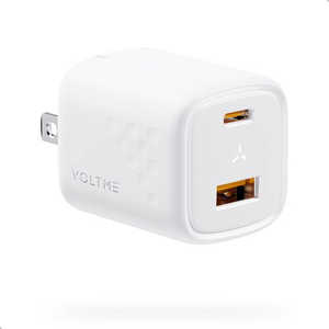 VOLTME Revo 30 デュオ 30W TypeC・USB-A 2ポート 黒 折りたたみ式 ［2ポート /GaN(窒化ガリウム) 採用］ V2098