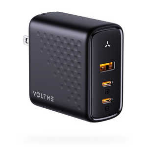 VOLTME 100 Ŵ 100W V-Dynamic TypeC2ݡ USB-A1 ݡ ޤꤿ߼ ֥å 3ݡ /GaN(ⲽꥦ) ѡ V2103V1