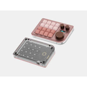 KIBU DOIO 片手デバイス KB16 マクロメタニカルキーボード / 片手キーボード / RGB VIA ホットスワップ / 16キー Pink KB16PINK KIBU DOIO 片手デバイス KB16 マクロメタニカルキーボード / 片手キーボード / RGB VIA ホットスワップ / 16キー Pink KB16PINK