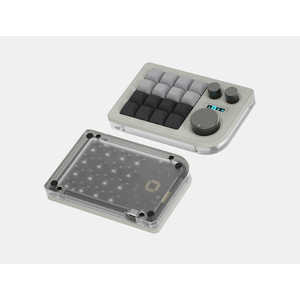 KIBU DOIO 片手デバイス KB16 マクロメタニカルキーボード / 片手キーボード / RGB VIA ホットスワップ / 16キー Soy Gray KB16SOY KIBU DOIO 片手デバイス KB16 マクロメタニカルキーボード / 片手キーボード / RGB VIA ホットスワップ / 16キー Soy Gray KB16SOY