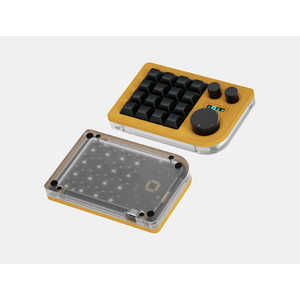 KIBU DOIO 片手デバイス KB16 マクロメタニカルキーボード / 片手キーボード / RGB VIA ホットスワップ / 16キー Yellow KB16YELLOW KIBU DOIO 片手デバイス KB16 マクロメタニカルキーボード / 片手キーボード / RGB VIA ホットスワップ / 16キー Yellow KB16YELLOW
