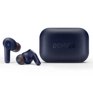 DONNER フルワイヤレスイヤホン Dobuds ONE ［ワイヤレス(左右分離) /ノイズキャンセリング対応］ ネイビーブルー DTW-E10NavyBlue