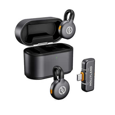 Hollyland Lark M2S USB Type-C バージョン HOLLYLAND LARK M2S ワイヤレスラベリアマイク USB Type-C(スペース