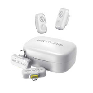 HOLLYLAND ワイヤレスマイク LARK A1 コンボ(アイボリーホワイト/送信機 x2 + USB-C受信機 + Lightning受信機 + 充電ケースセット) N_1212503 HOLLYLAND ワイヤレスマイク LARK A1 コンボ(アイボリーホワイト/送信機 x2 + USB-C受信機 + Lightning受信機 + 充電ケースセット) N_1212503