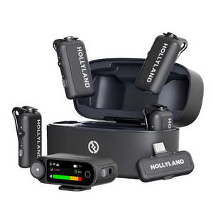 HOLLYLAND LARK MAX 2 Combo(4人用)(スペースグレー、カメラレシーバー+USB-Cレシーバー付)ワイヤレスマイク LARK-MAX2-Combo HOLLYLAND LARK MAX 2 Combo(4人用)(スペースグレー、カメラレシーバー+USB-Cレシーバー付)ワイヤレスマイク LARK-MAX2-Combo