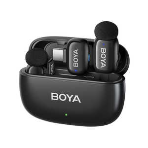 BOYA Wireless mic mini2 �{�[���~�j2 Type-C�Ή� ���w���� �X�}�z/�^�u���b�g�p �u���b�N BOYAMINI2-02