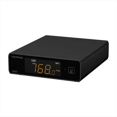 TOPPING コンパクトデスクトップDAC ブラック E50 II Black の通販 