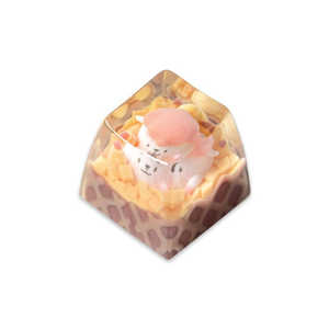 KEYMOJI Animal Ice Cream - Mango Artisan Keycap ゲーミングキーキャップ イエロー kj-akc-aic-mango KEYMOJI Animal Ice Cream - Mango Artisan Keycap ゲーミングキーキャップ イエロー kj-akc-aic-mango