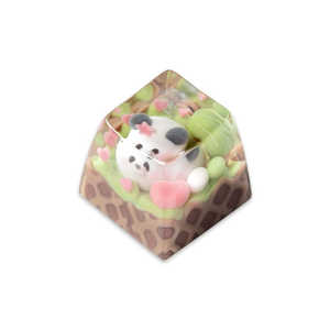KEYMOJI Animal Ice Cream - Matcha Artisan Keycap ゲーミングキーキャップ グリーン kj-akc-aic-matcha KEYMOJI Animal Ice Cream - Matcha Artisan Keycap ゲーミングキーキャップ グリーン kj-akc-aic-matcha