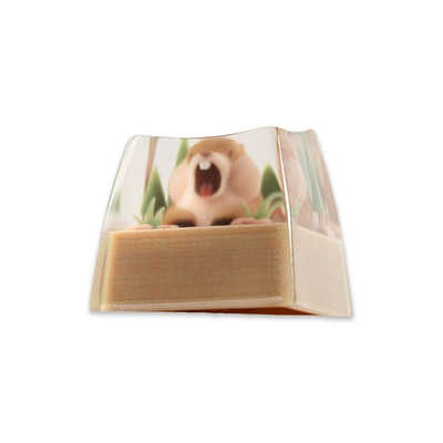 KEYMOJI Screaming Marmot Artisan Keycap ゲーミングキーキャップ
