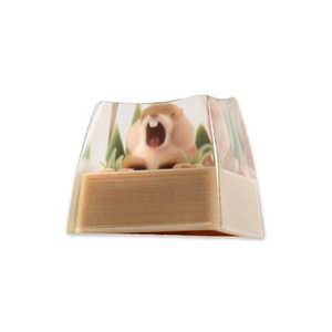 KEYMOJI Screaming Marmot Artisan Keycap ゲーミングキーキャップ ブラウン kj-akc-scr-marmot KEYMOJI Screaming Marmot Artisan Keycap ゲーミングキーキャップ ブラウン kj-akc-scr-marmot