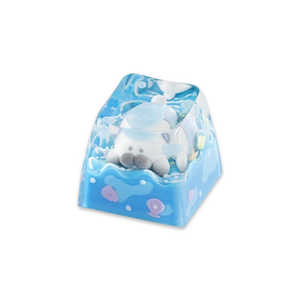 KEYMOJI Pool Party-Boss Seal Artisan Keycap ゲーミングキーキャップ ブルー kj-akc-plp-seal KEYMOJI Pool Party-Boss Seal Artisan Keycap ゲーミングキーキャップ ブルー kj-akc-plp-seal