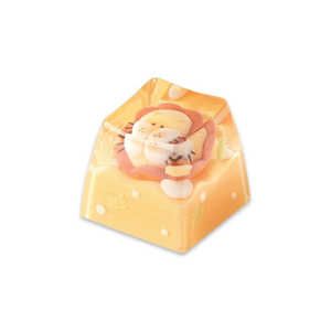 KEYMOJI Starry Candy - Mango Artisan Keycap ゲーミングキーキャップ オレンジ kj-akc-stc-mango KEYMOJI Starry Candy - Mango Artisan Keycap ゲーミングキーキャップ オレンジ kj-akc-stc-mango