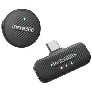 INSTA360 Mic Air(送信機:マイク 1台+受信機 1台) ブラック CINSABWA INSTA360 Mic Air(送信機:マイク 1台+受信機 1台) ブラック CINSABWA